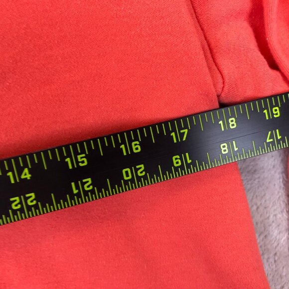 Breckenridge Womens Sweatshirt Medium Long Sleeve Quarter Zip Orange Casual - Picture 4 of 10